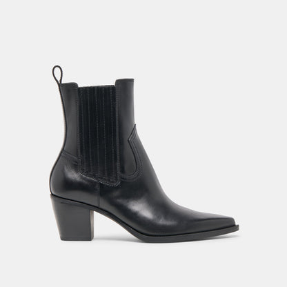 Slim Black Leather Booties | Dolce Vita Discount