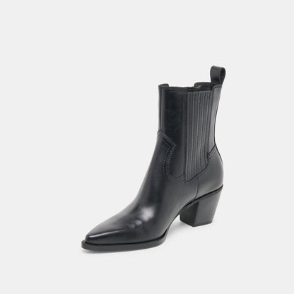 Slim Black Leather Booties | Dolce Vita Discount