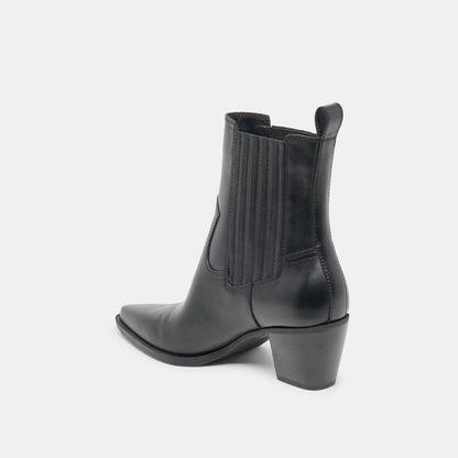 Slim Black Leather Booties | Dolce Vita Discount