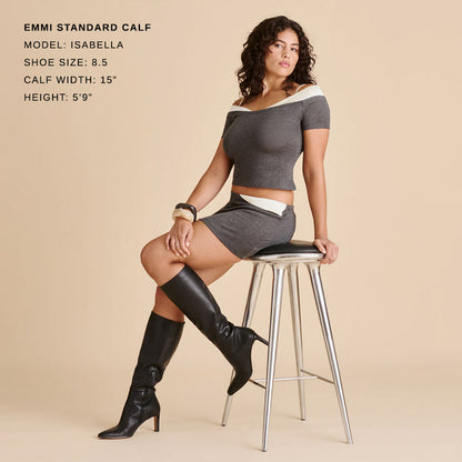 Emmi Black Leather Boots | Dolce Vita Best Price