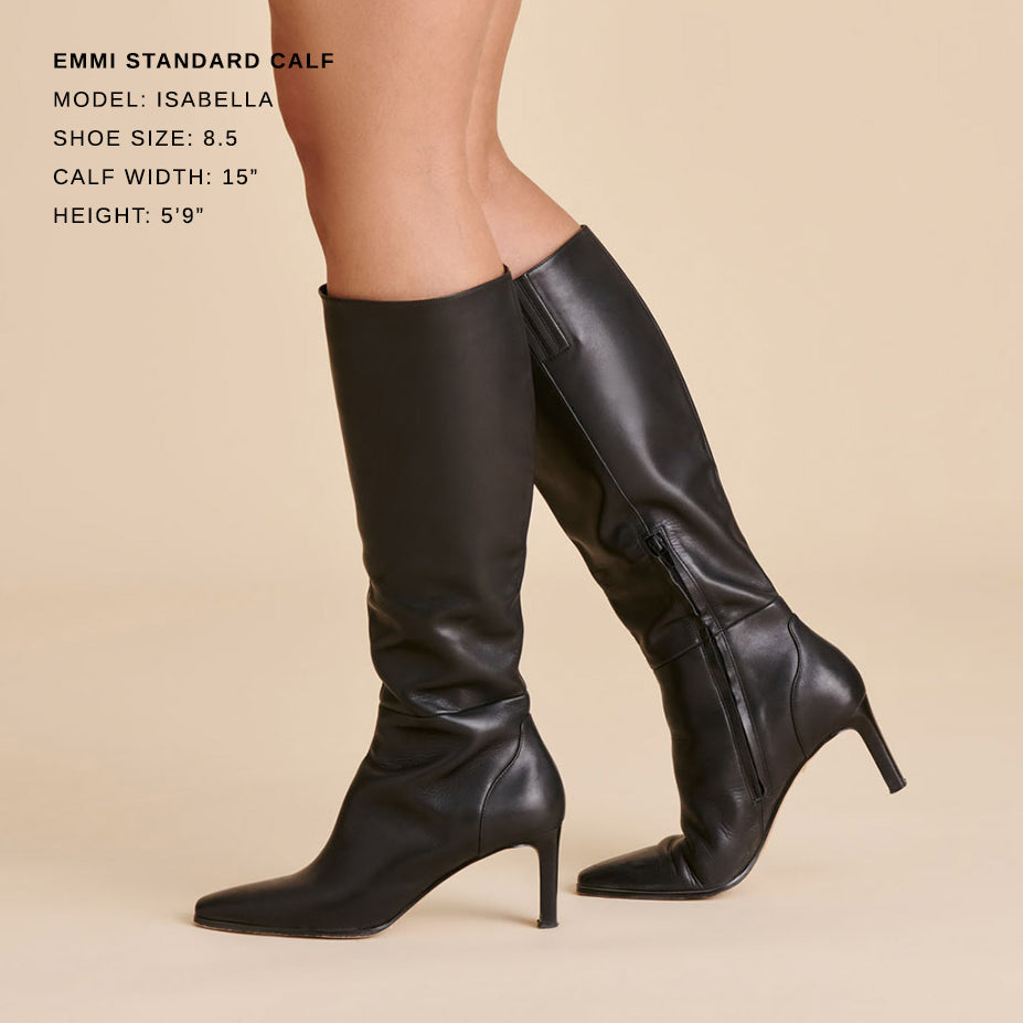 Emmi Black Leather Boots | Dolce Vita Best Price