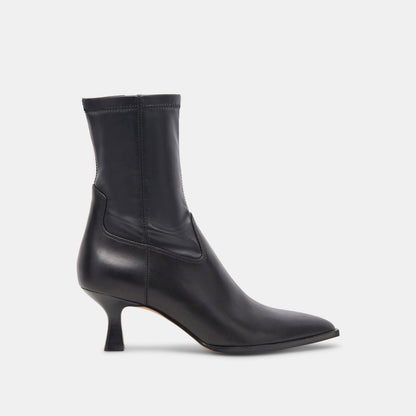 Arya Black Leather Boots | Dolce Vita Deals