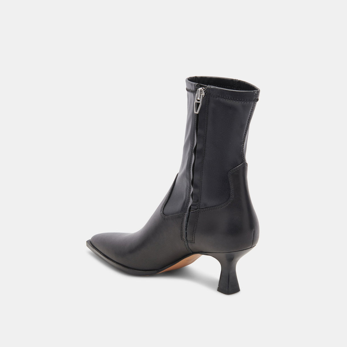 Arya Black Leather Boots | Dolce Vita Deals