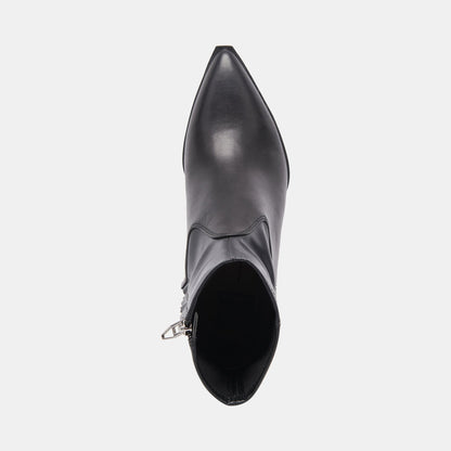Arya Black Leather Boots | Dolce Vita Deals
