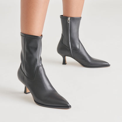 Arya Black Leather Boots | Dolce Vita Deals