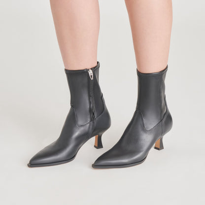 Arya Black Leather Boots | Dolce Vita Deals