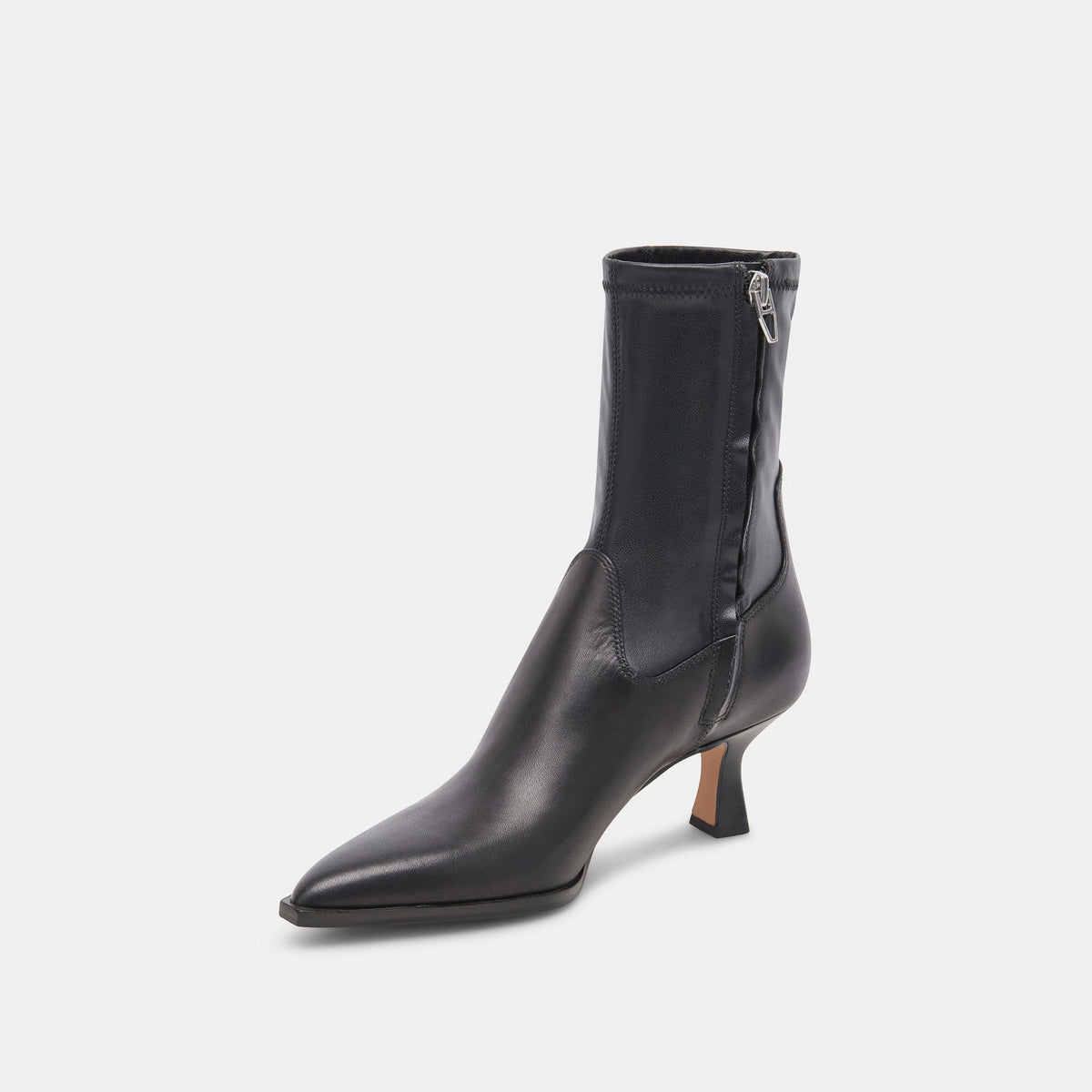Arya Black Leather Boots | Dolce Vita Deals