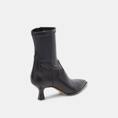 Arya Black Leather Boots | Dolce Vita Deals