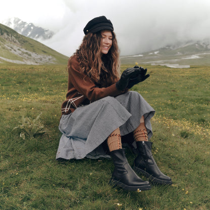 Simaya H2O Waterproof Black Leather Boots | Dolce Vita Trending