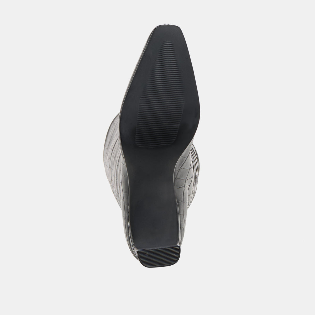 Trixi Noir Croco Embossed Leather Boots | Dolce Vita Trending