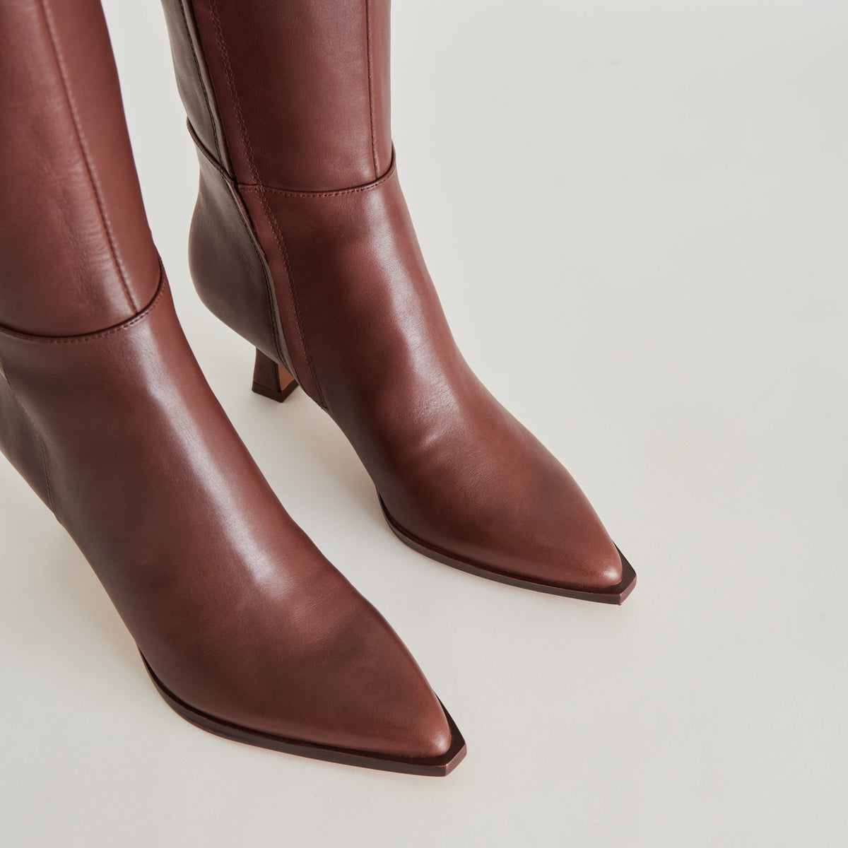 Auggie Wide Calf Boots | Chocolate Leather Boots by Dolce Vita | Dolce Vita Great Value