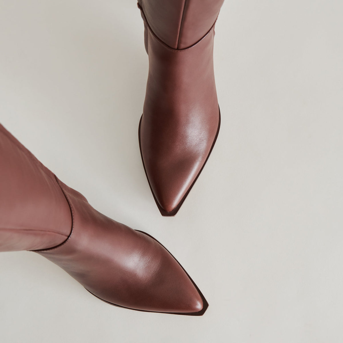 Auggie Wide Calf Boots | Chocolate Leather Boots by Dolce Vita | Dolce Vita Great Value