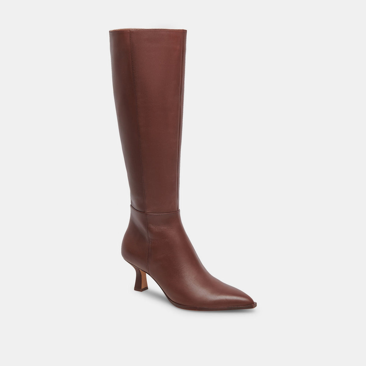 Auggie Wide Calf Boots | Chocolate Leather Boots by Dolce Vita | Dolce Vita Great Value