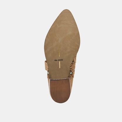 Oakly Mushroom Suede Booties | Dolce Vita Signature