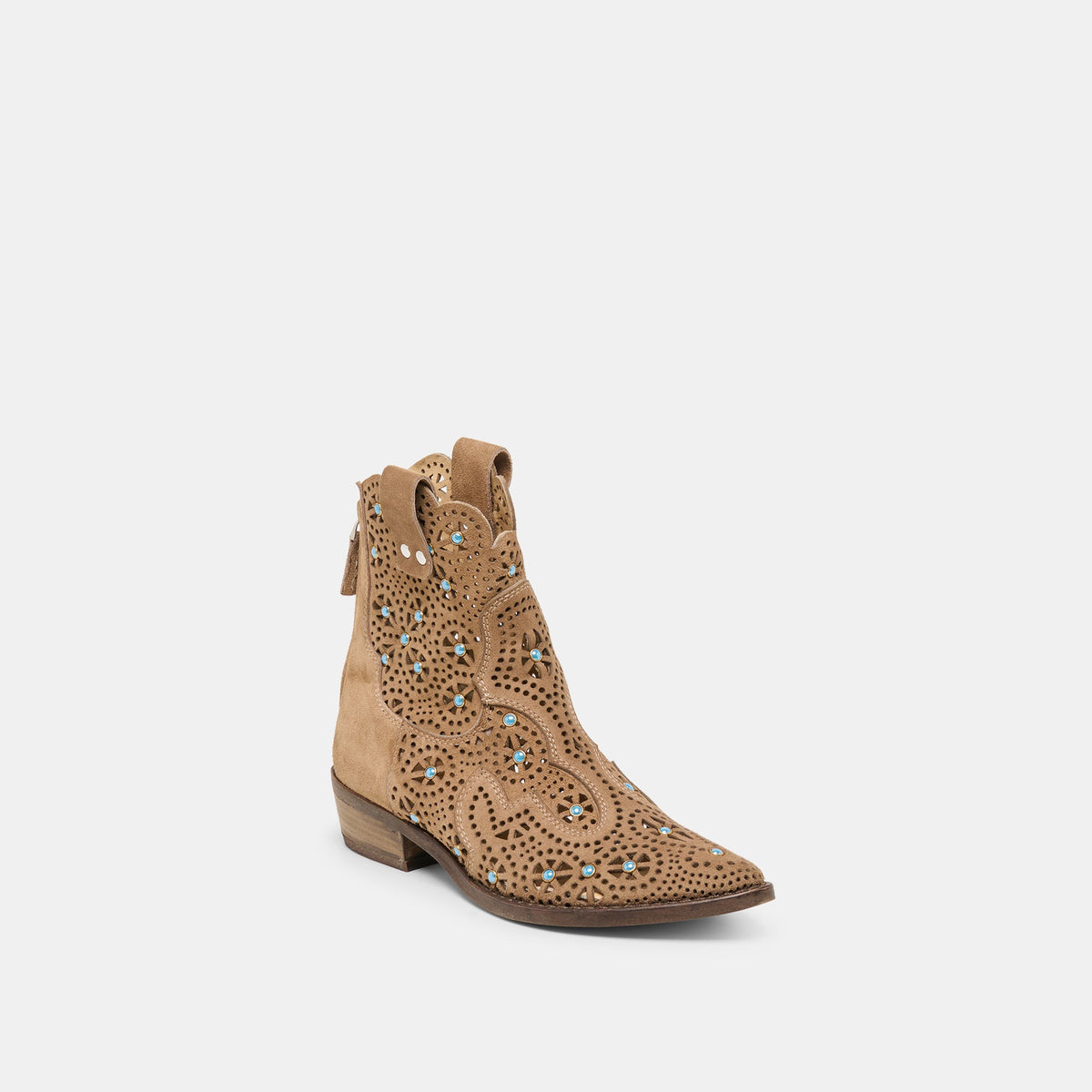Oakly Mushroom Suede Booties | Dolce Vita Signature