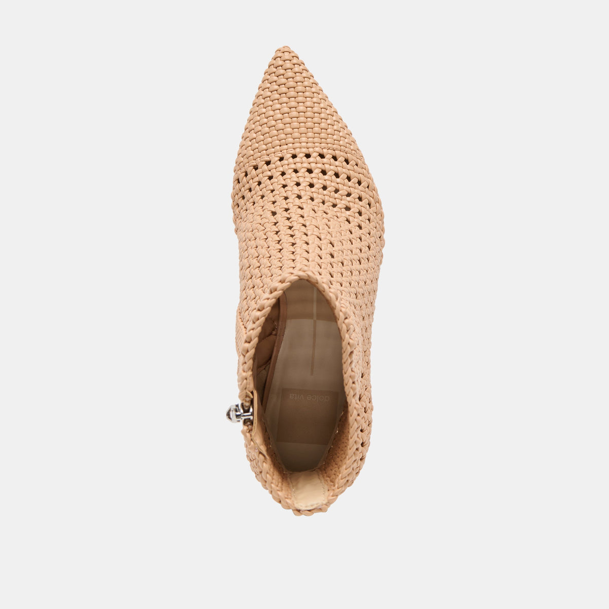 Embry Lt Tan Woven Stella Booties | Dolce Vita Best Seller