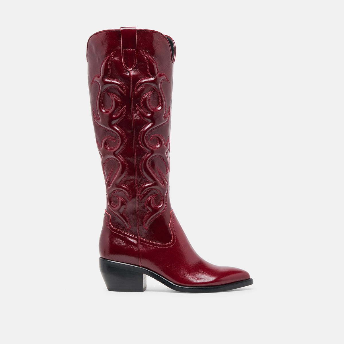 Mirla Oxblood Leather Boots | Dolce Vita Premium