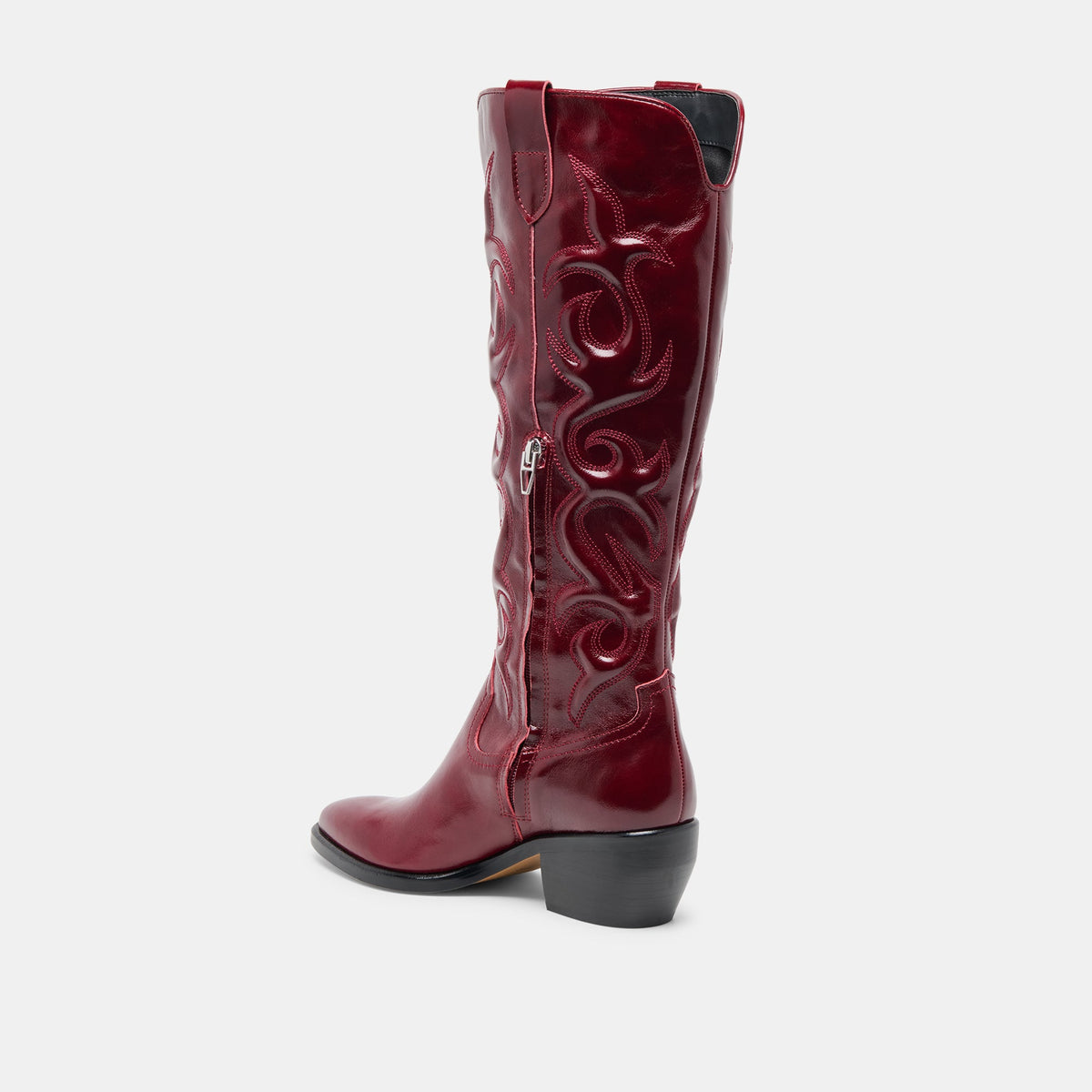 Mirla Oxblood Leather Boots | Dolce Vita Premium