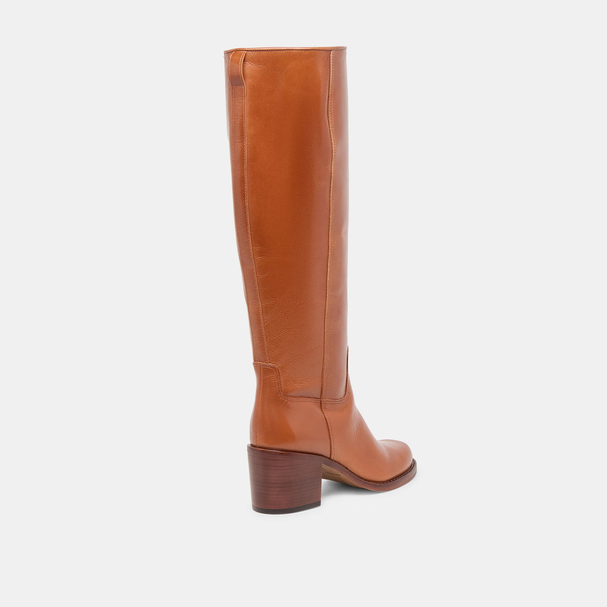 Lucyle Tan Leather Wide Calf Boots | Dolce Vita Sale