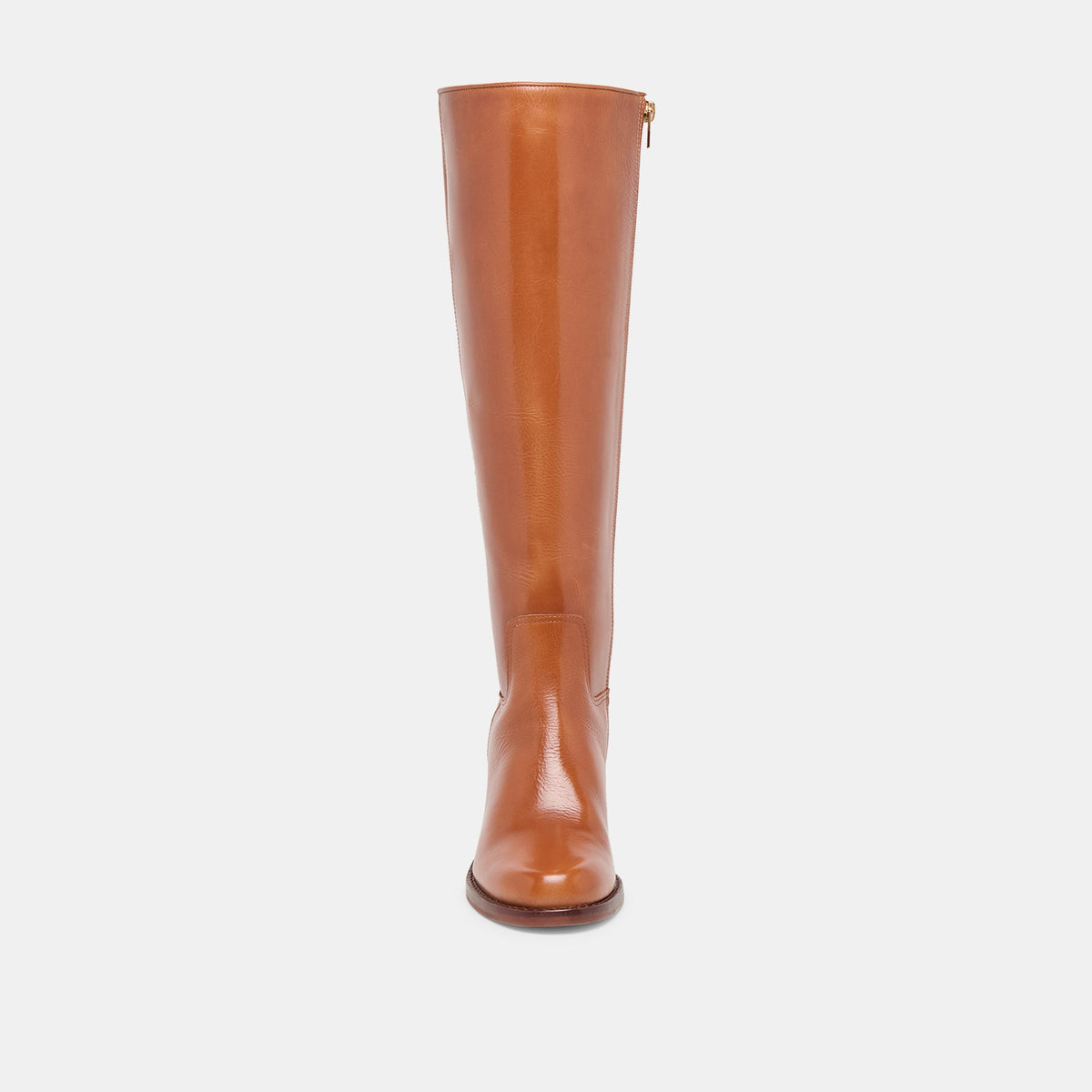Lucyle Tan Leather Wide Calf Boots | Dolce Vita Sale