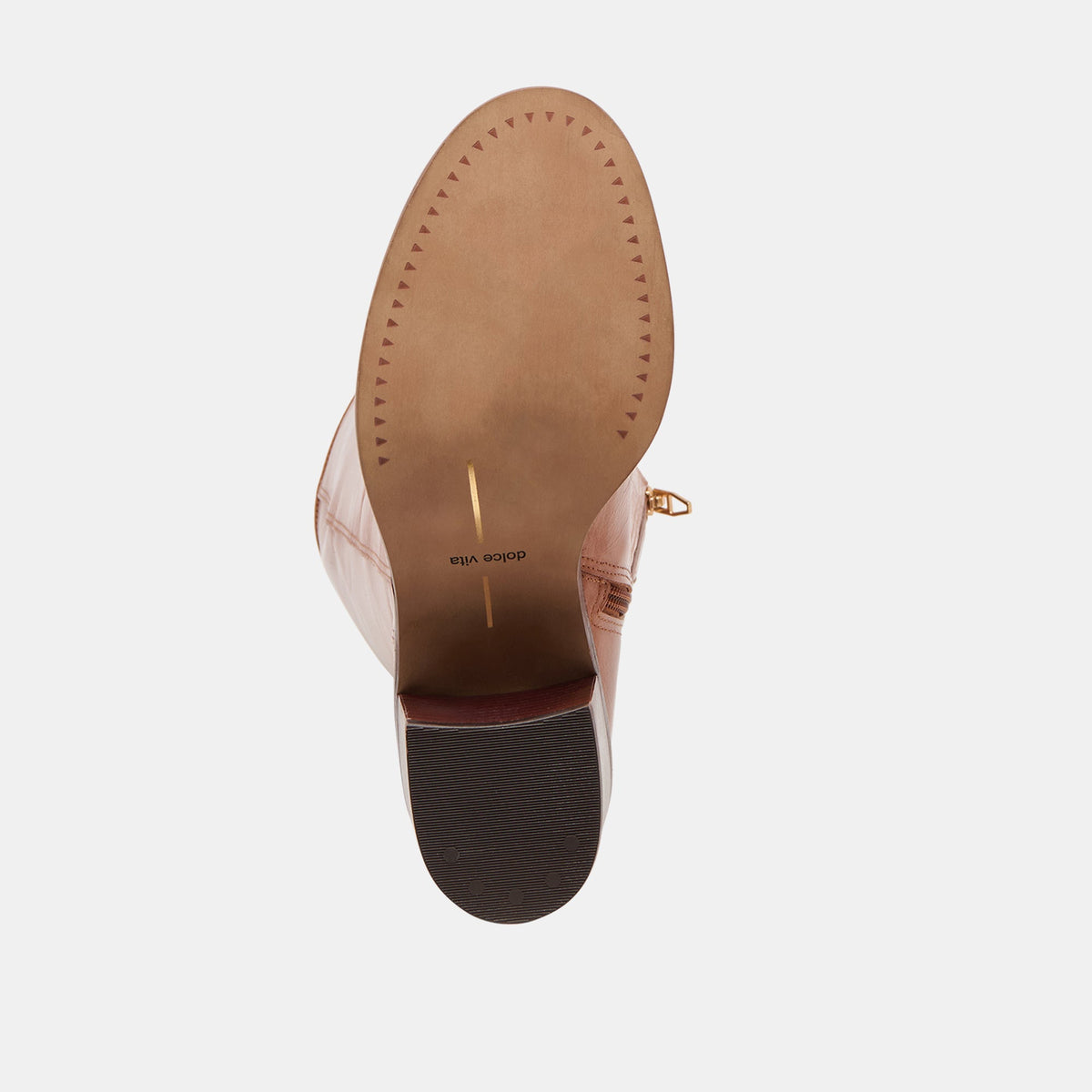 Lucyle Tan Leather Wide Calf Boots | Dolce Vita Sale