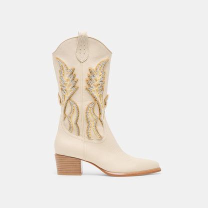 Vila Ivory Leather Boots | Dolce Vita Trending