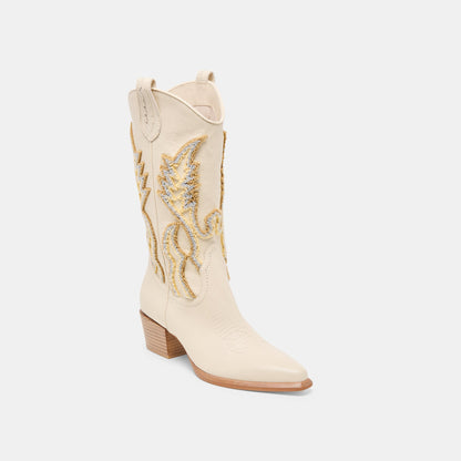 Vila Ivory Leather Boots | Dolce Vita Trending