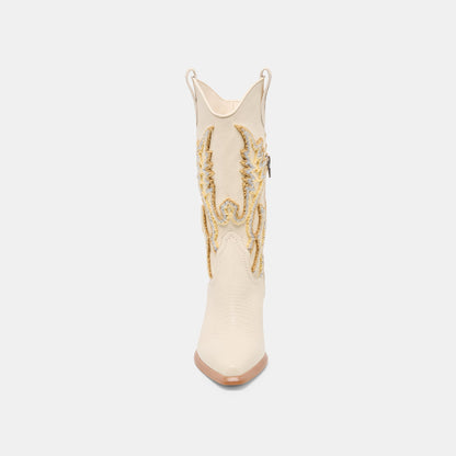 Vila Ivory Leather Boots | Dolce Vita Trending