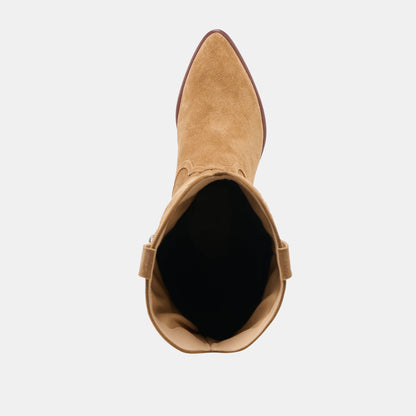 Mirla Lt Brown Suede Boots | Dolce Vita Best Price
