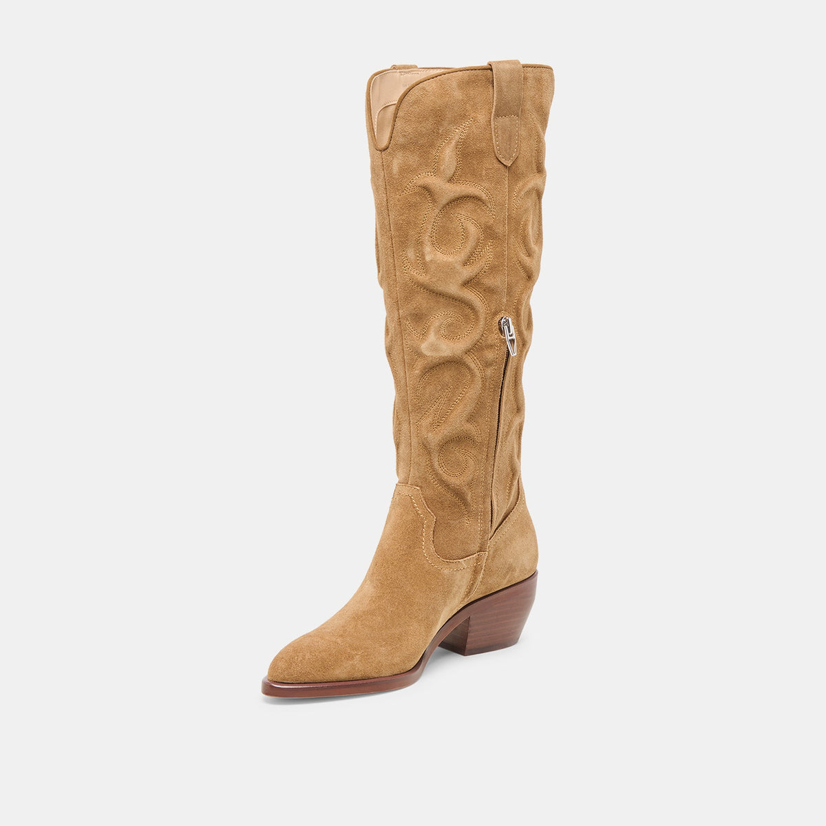 Mirla Lt Brown Suede Boots | Dolce Vita Best Price