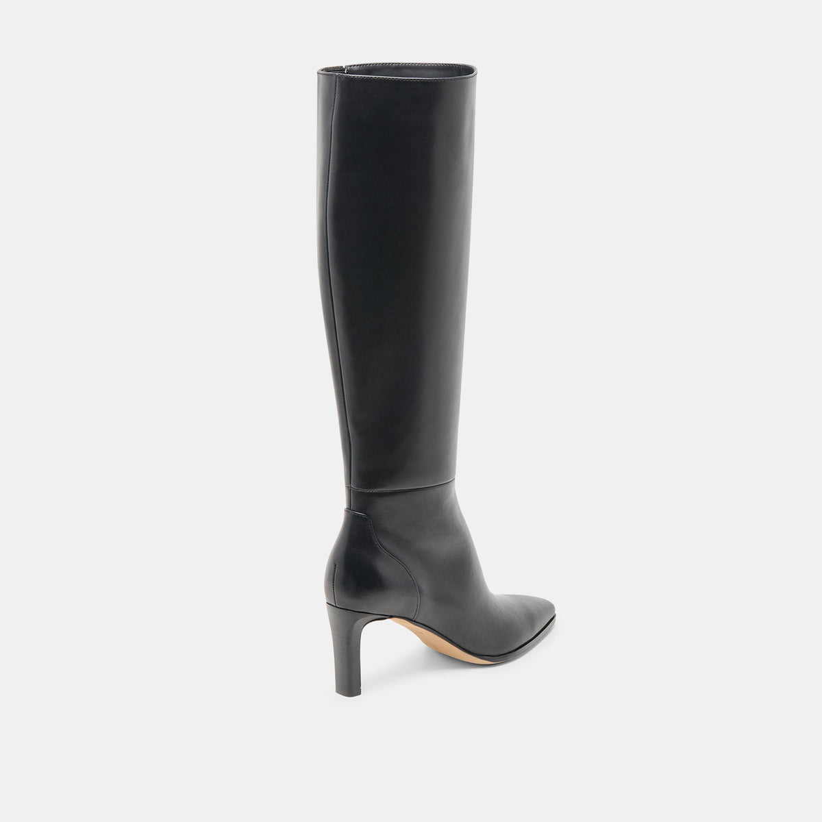 Emmi Black Leather Extra Wide Calf Boots | Dolce Vita Great Value