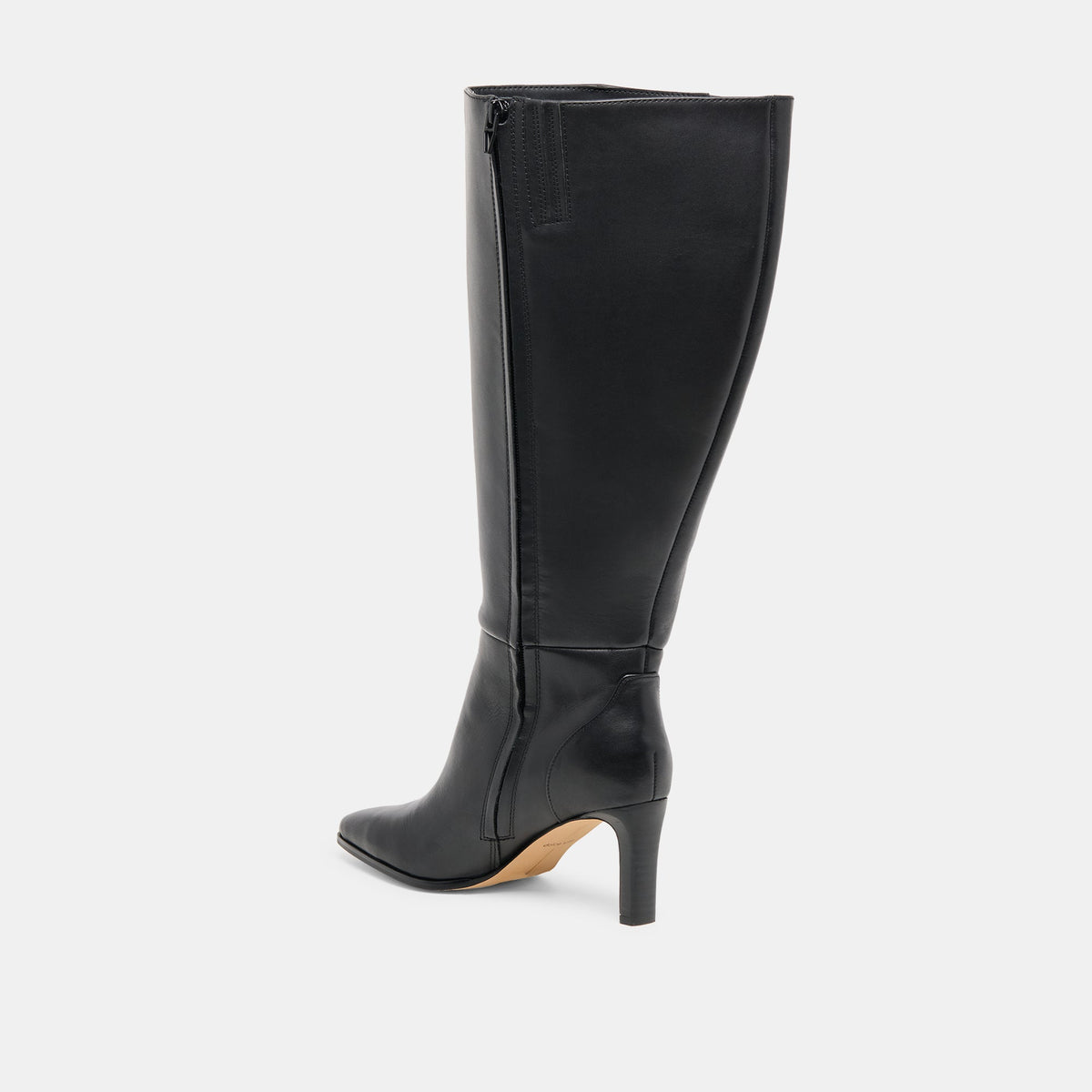 Emmi Black Leather Extra Wide Calf Boots | Dolce Vita Great Value
