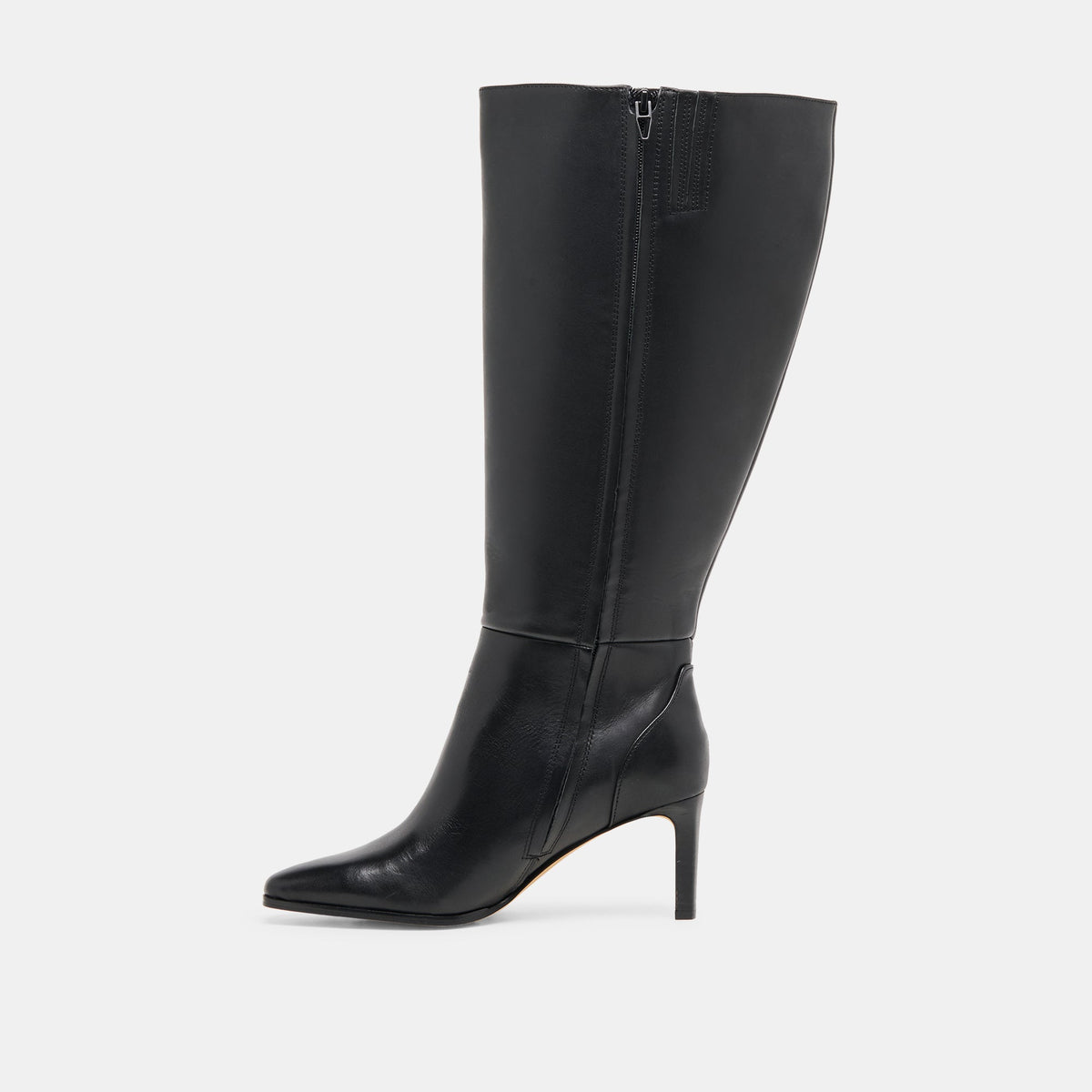 Emmi Black Leather Extra Wide Calf Boots | Dolce Vita Great Value