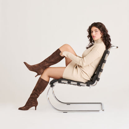 Aldy Dk Brown Suede Boots | Dolce Vita Latest