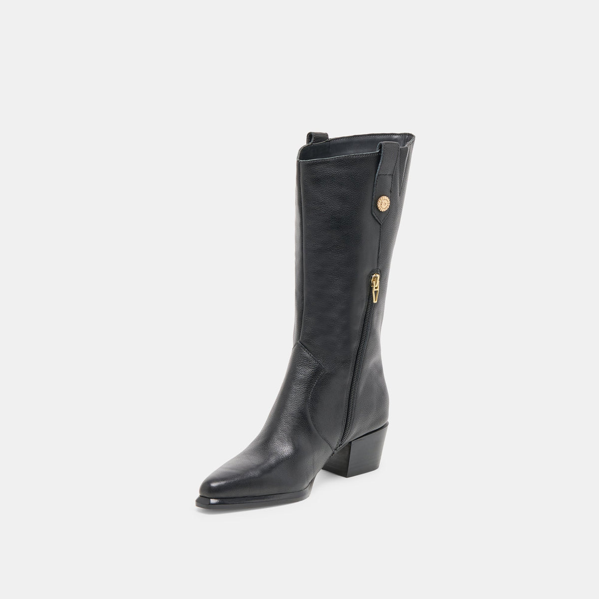Vern Black Leather Boots | Dolce Vita Classic