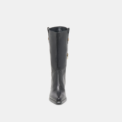 Vern Black Leather Boots | Dolce Vita Classic