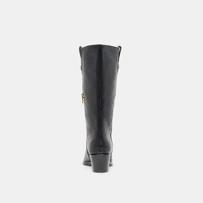 Vern Black Leather Boots | Dolce Vita Classic