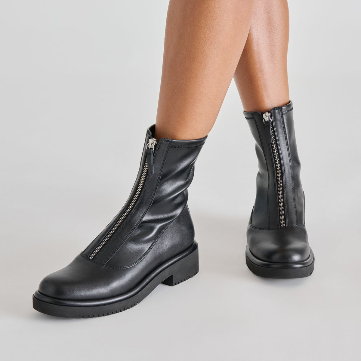 Shante Black Leather Boots | Dolce Vita Recommended