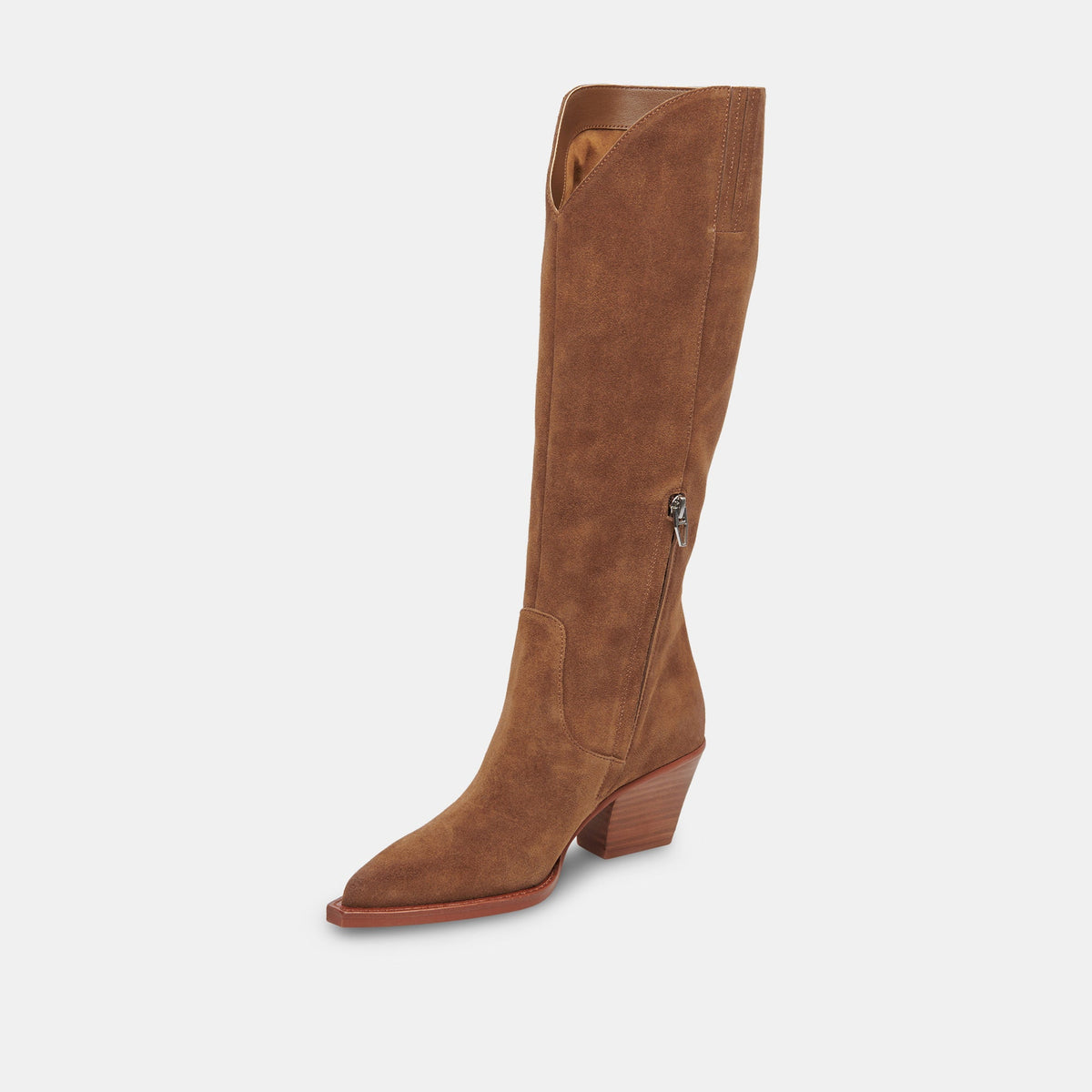 Raj Boots in Brown Suede | Women's Brown Suede Knee-High Boots
 – Dolce Vita | Dolce Vita Signature