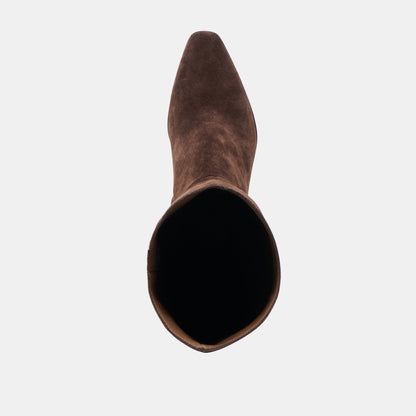 Emmi Dk Brown Suede Boots | Dolce Vita Trusted