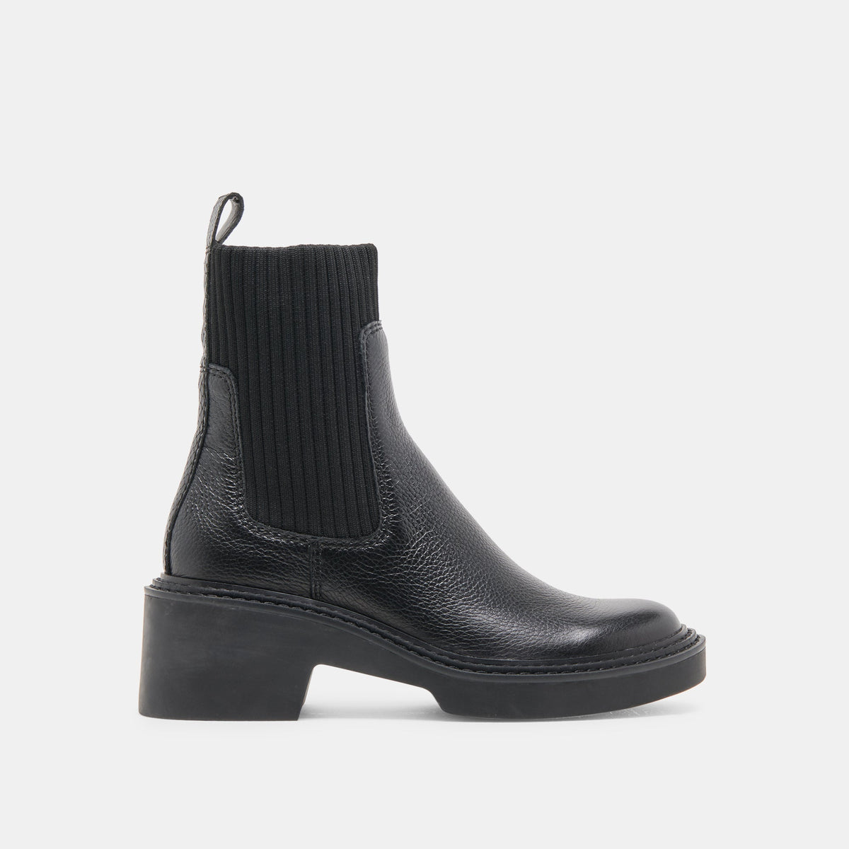 Hilora H2O Waterproof Black Leather Boots | Dolce Vita Essential