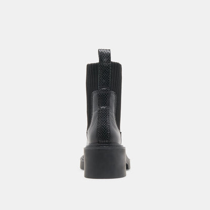 Hilora H2O Waterproof Black Leather Boots | Dolce Vita Essential