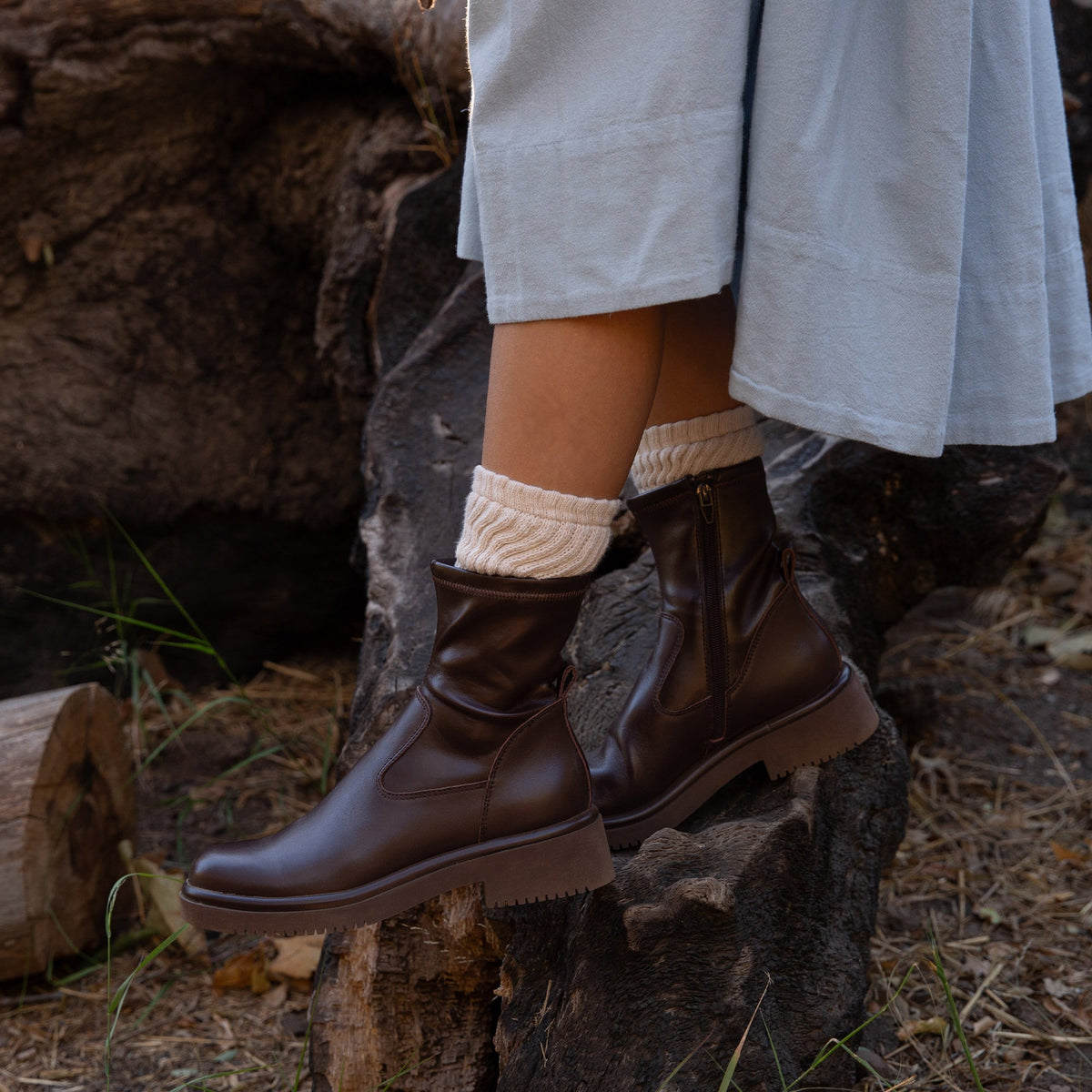 Simaya H2O Waterproof Mahogany Leather Boots | Dolce Vita Best Price