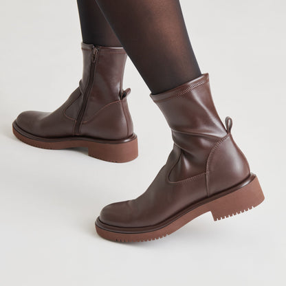 Simaya H2O Waterproof Mahogany Leather Boots | Dolce Vita Best Price