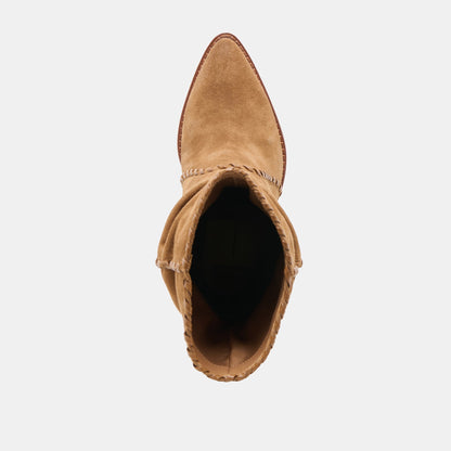 Julith Lt Brown Suede Boots | Dolce Vita Best Seller
