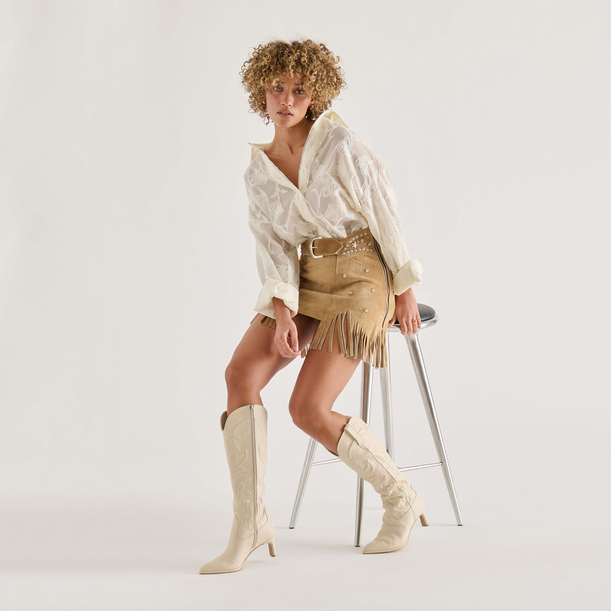 Alisa Creme Leather Boots | Dolce Vita Discount