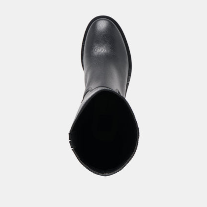 Kilian H2O Waterproof Black Leather Wide Calf Boots | Dolce Vita Recommended