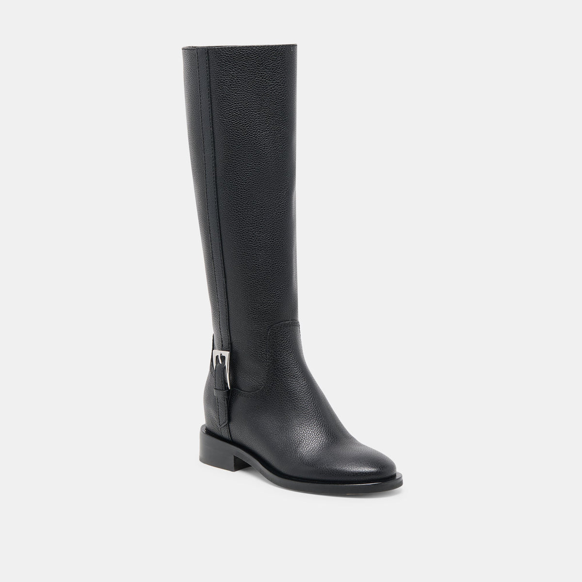 Kilian H2O Waterproof Black Leather Wide Calf Boots | Dolce Vita Recommended