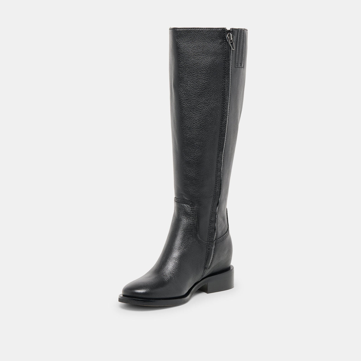 Kilian H2O Waterproof Black Leather Wide Calf Boots | Dolce Vita Recommended