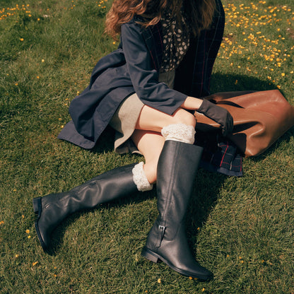 Kilian H2O Waterproof Black Leather Boots | Dolce Vita Signature